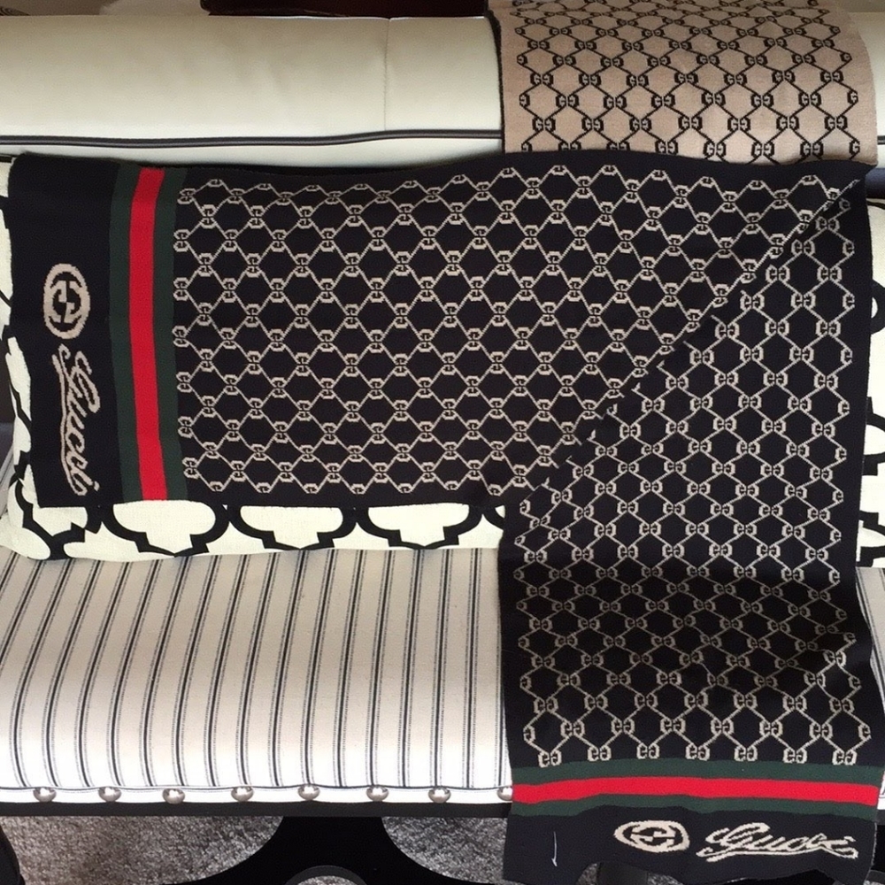 Gucci Unisex Double Sided Winter Scarf